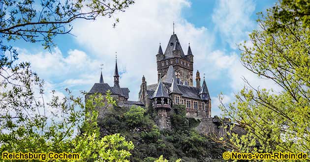 Dioe Reichsburg in Cochem an der Mosel